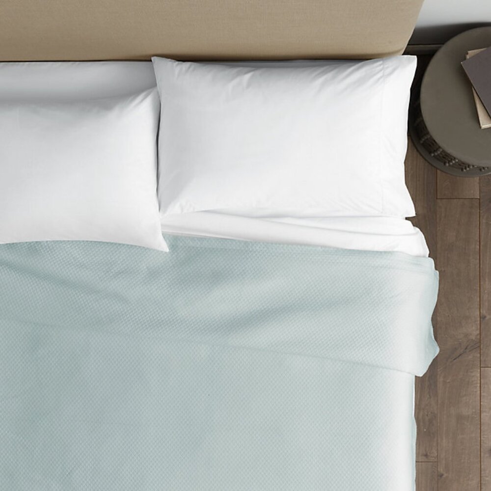 Two 2 Ballard Designs Twin Matellesse Coverlets Spa EUC SOLD OUT